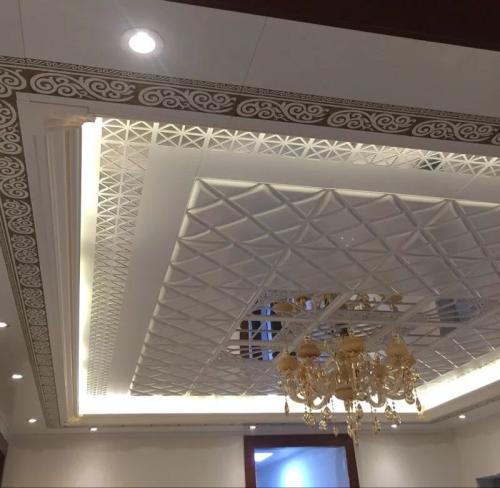 铝合金扣板吊顶效果图-扣板集成吊顶