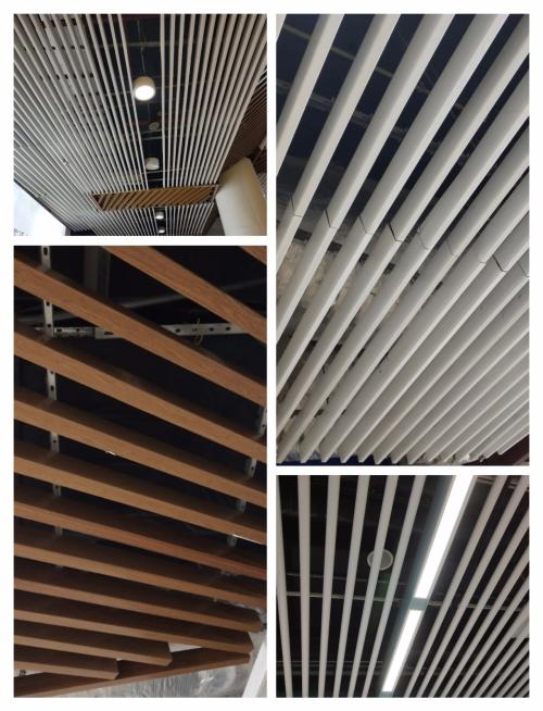 铝扣板方通吊顶-铝板铝扣板铝吊顶铝方通-铝方通吊顶和铝扣板吊顶效果图