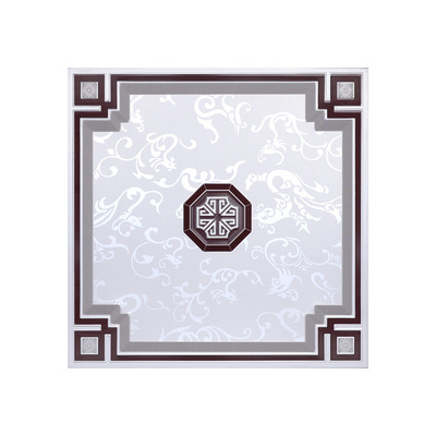 中式铝扣板天花板-新中式玄关铝扣板天花-中式天花铝扣板效果图