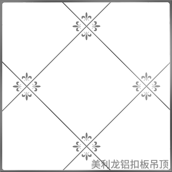 彩涂办公室铝扣板
