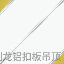 彩涂暗架铝扣板-金碧辉煌
