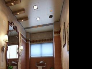 复古铝扣板吊顶效果图-现代简约铝扣板吊顶效果图